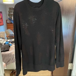 Barneys NY Burnout Distressed Sweater
